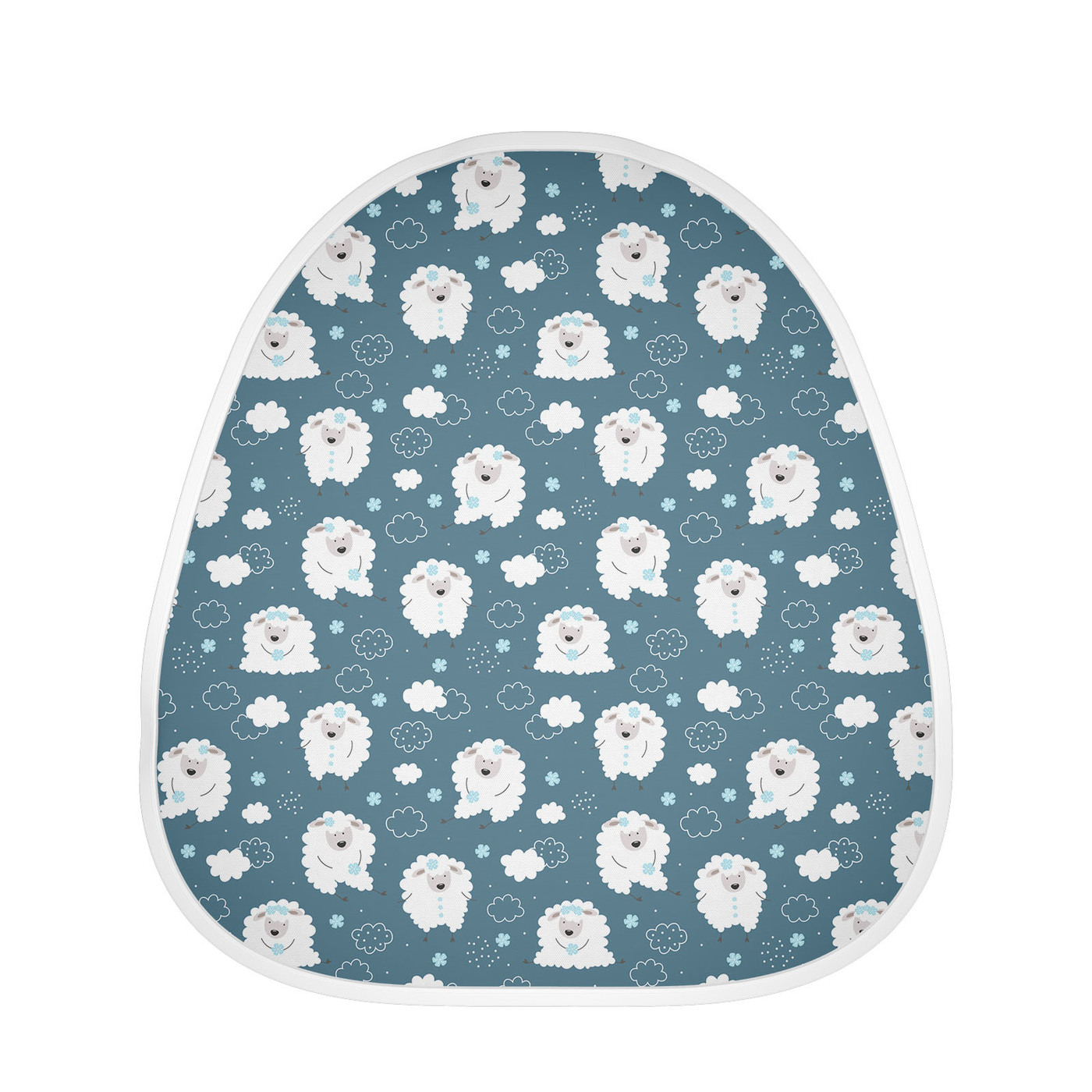 

Защитная накидка на автокресло универсальная с фотопринтом Gorolla 991, Серый;белый