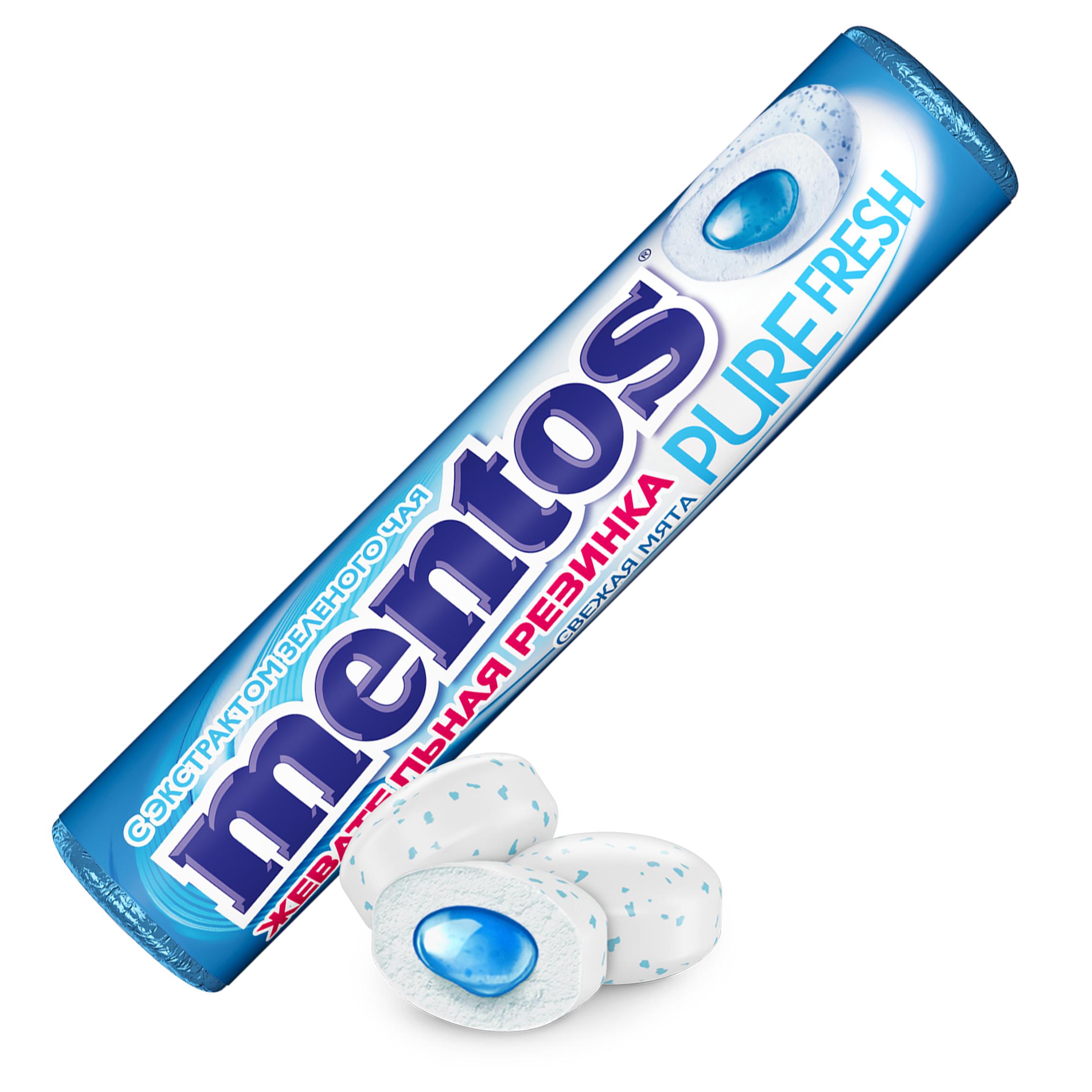 

Жевательная резинка Mentos Pure Fresh Свежая мята 15,5 г