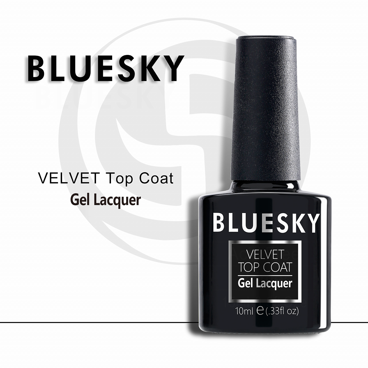 Топ для гель-лака BlueSky матовый Velvet 10 мл пакет восьмишовный с плоским дном матовый с отрыв замком прозрачный матовый 16 х26 х 8