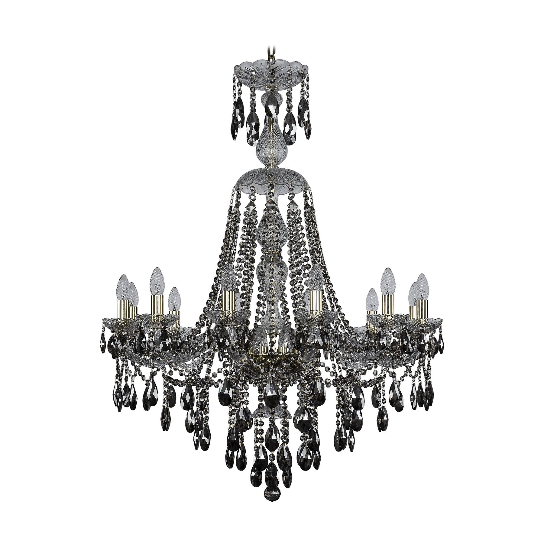 фото Хрустальная люстра 1415/12/300/xl-108 g r731 bohemia ivele crystal