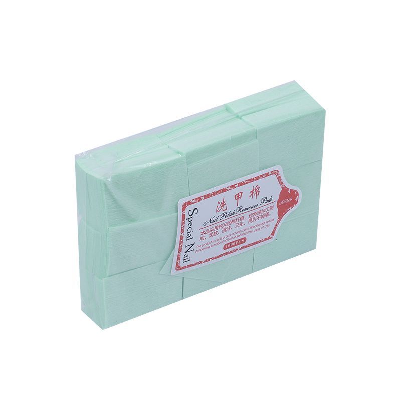 Салфетки безворсовые Nail Art 60х40 мм, 700 шт., зеленый пакет розово зеленый мрамор а6