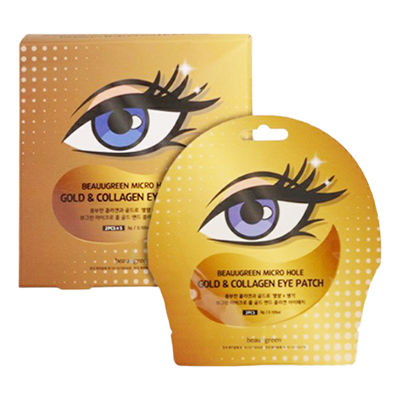 

Патчи для глаз BeauuGreen Micro Hole Gold & Collagen Eye Patch гидрогелевые 2 шт