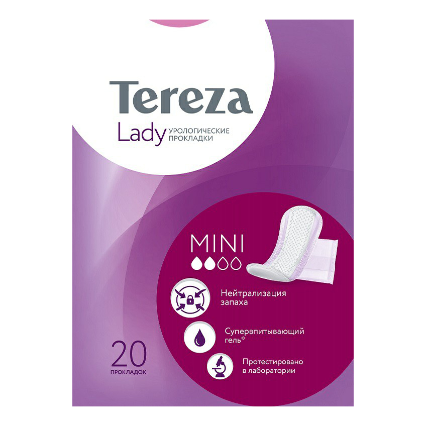 Купить Прокладки женские урологические TerezaLady Mini 20 шт