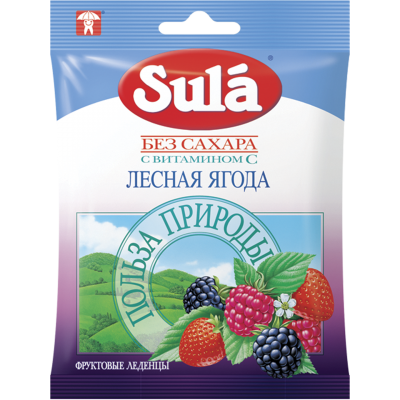 Леденцы Sula 60 г в ассортименте