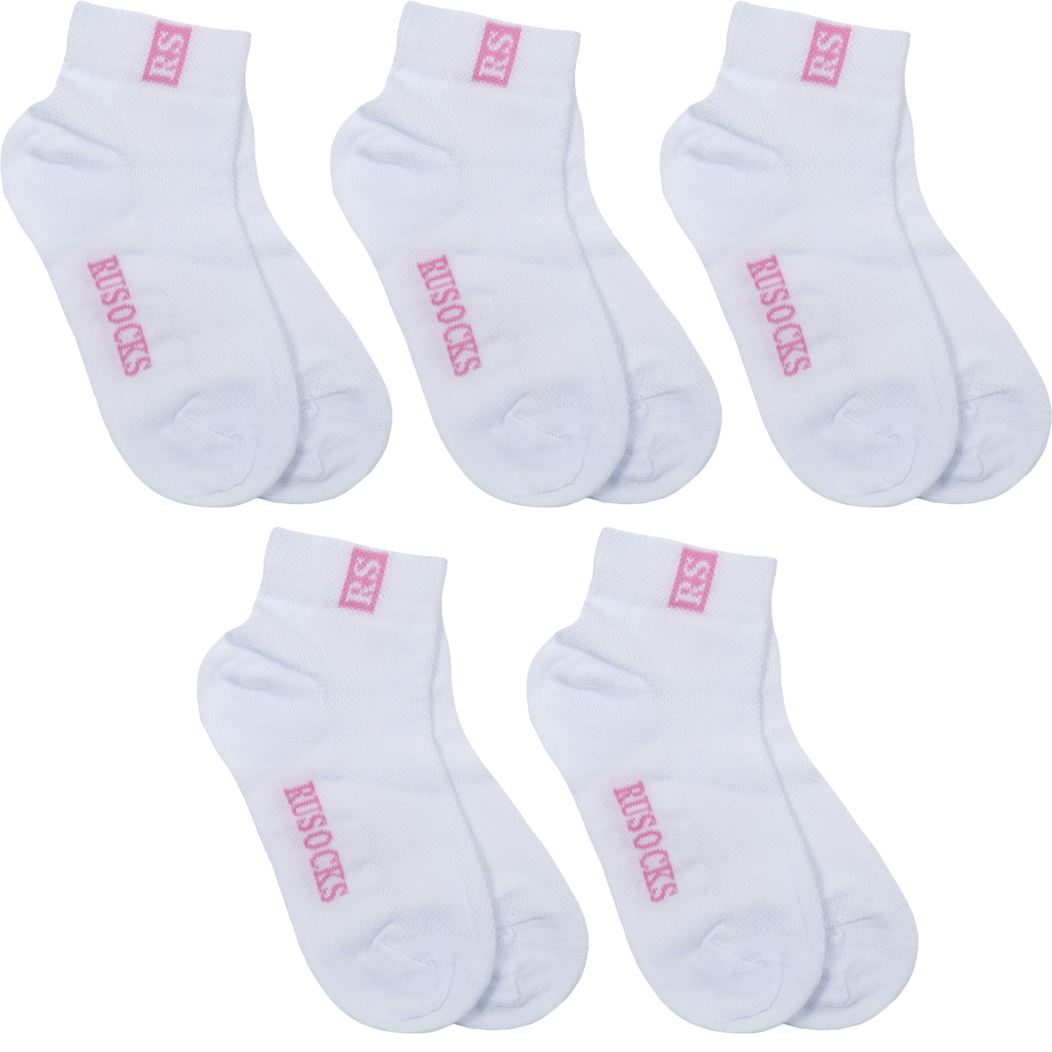 

Носки детские RuSocks 5-Д-36 р.12 бело-розовые, 5-Д-36