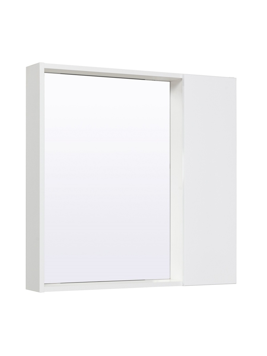 Зеркальный шкаф Руно Runo Манхэттен 75, универсальный, белый
