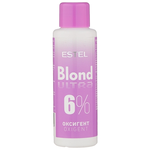 Оксигент для волос Estel Ultra Blond 6% 60 мл краска для волос estel deluxe high blond 118 пепельно жемчужный блондин ультра 60 мл