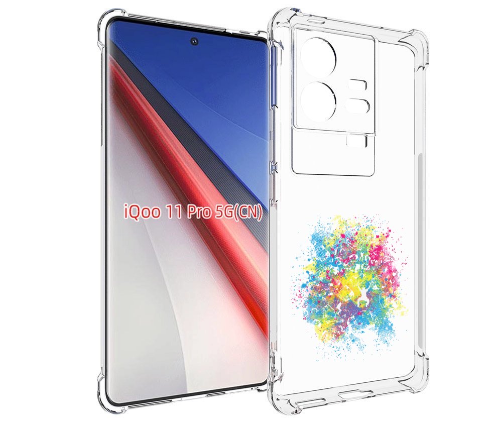 

Чехол бампер MyPads акварель абстракция для Vivo iQOO 11 Pro про..., Прозрачный, Tocco