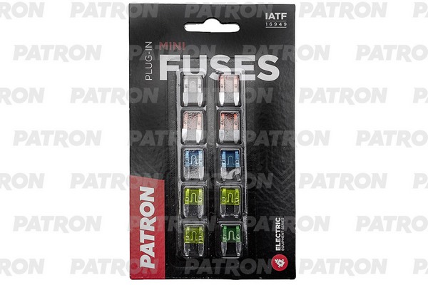 

Комплект Предохранителей Mini Plug-In Fuses (7.5ax1 10ax3 15ax2 20ax3 30ax1) PATRON арт. P