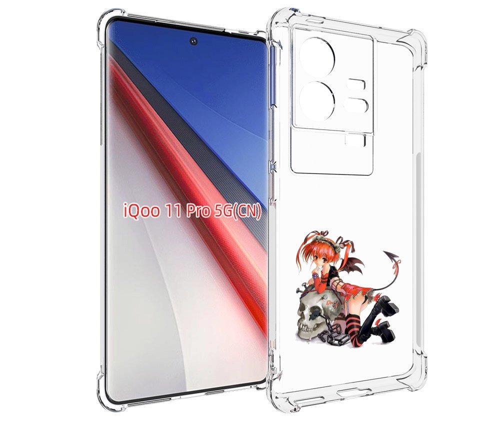 Чехол бампер MyPads аниме для Vivo iQOO 11 Pro противоударный