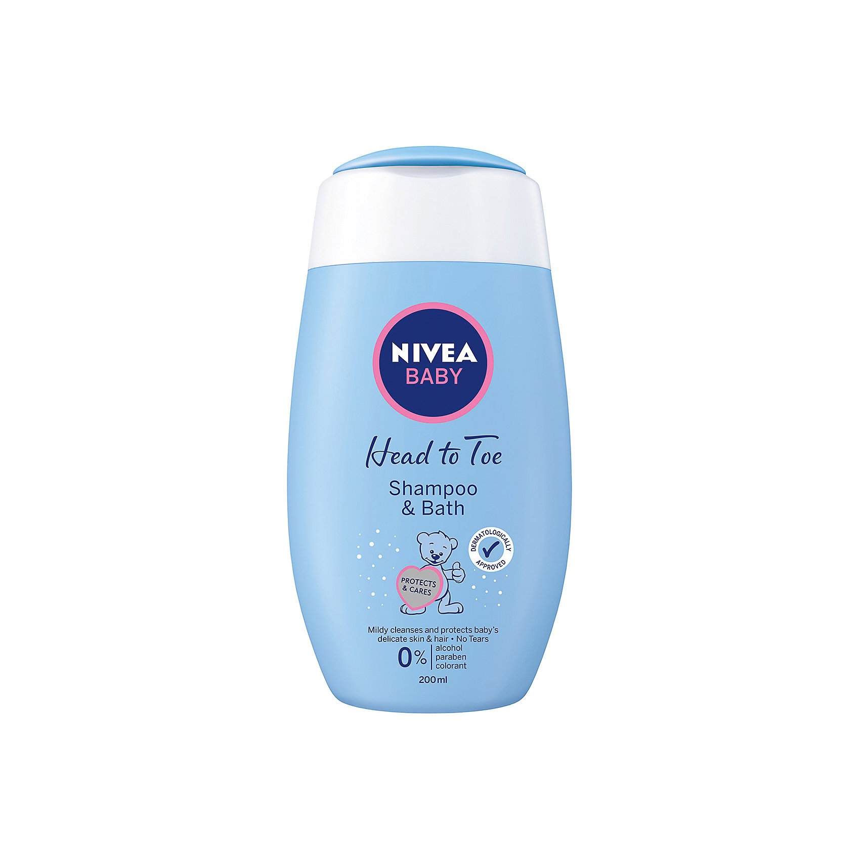 Пена для ванн Nivea Baby шампунь и пена 200мл