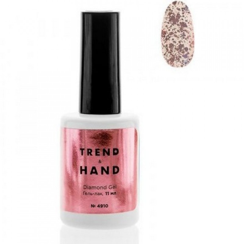 

Trend&Hand, Гель-лак Diamond №4910, Rose Gold, 35