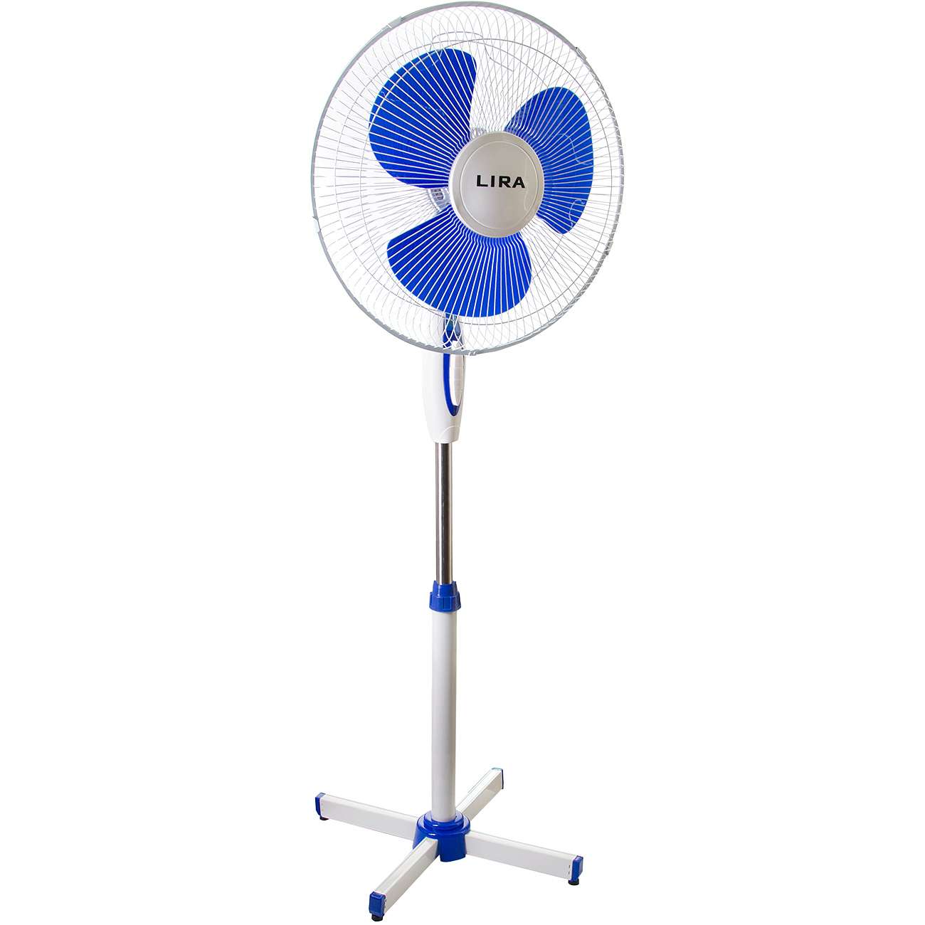 Вентилятор напольный Lira LIRA LR 1101 белый; синий вентилятор напольный sonnen stand fan белый синий