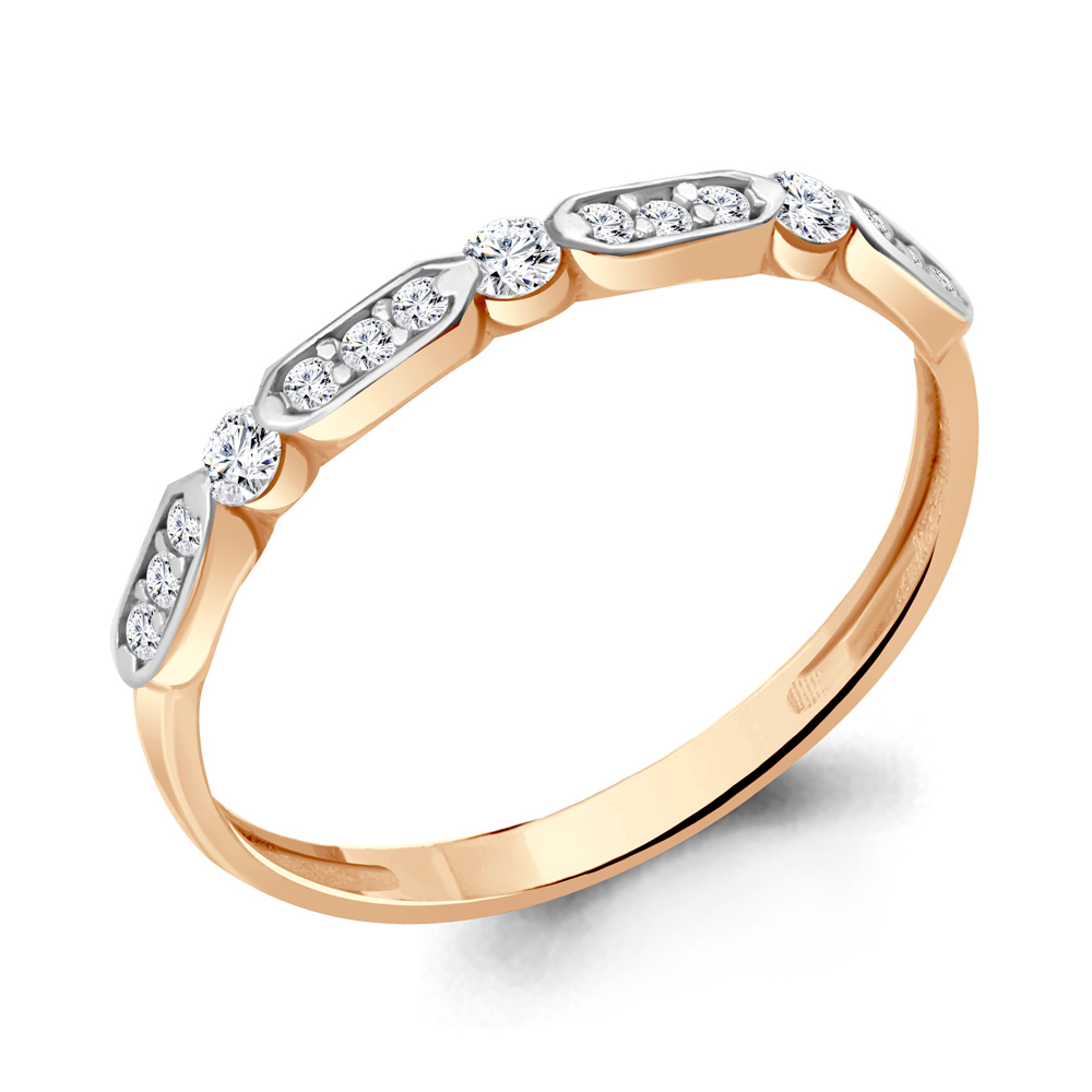 

Кольцо из серебра с фианитом р. 18,5 Aquamarine 68980А_925_з, 68980А_925_з