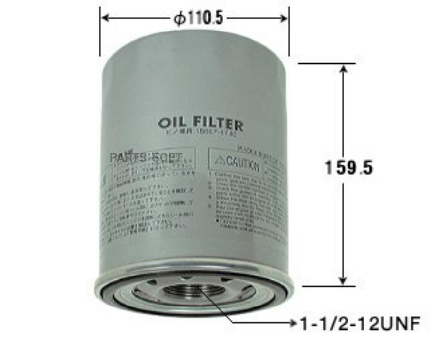 

VIC Фильтр масляный VIC C-601A