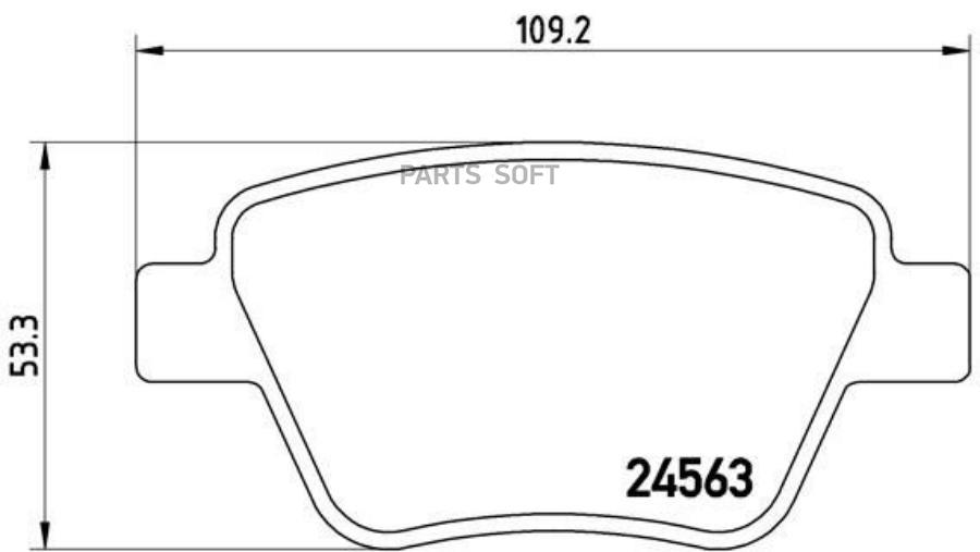 

Колодки тормозные дисковые Xtra зад| BREMBO P85114X