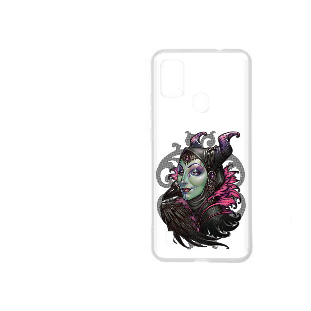 

Чехол MyPads Tocco для ZTE Blade A51 зеленая девушка с вороном (PT160198.458.357), Прозрачный, Tocco