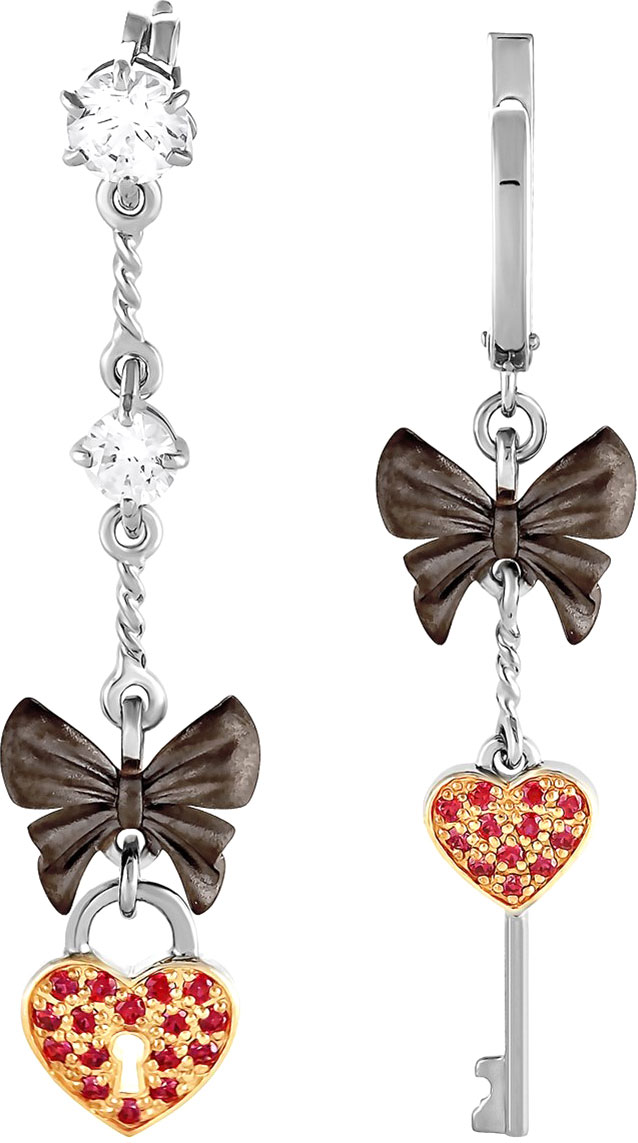 

Серьги из серебра с фианитом swarovski Kabarovsky 2-026-0901, 2-026-0901