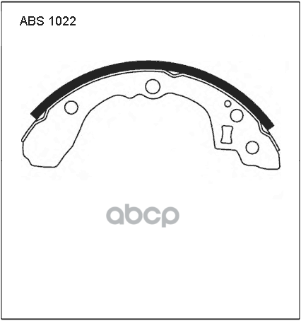 Тормозные колодки ALLIED NIPPON задние барабанные ABS1022 1424₽