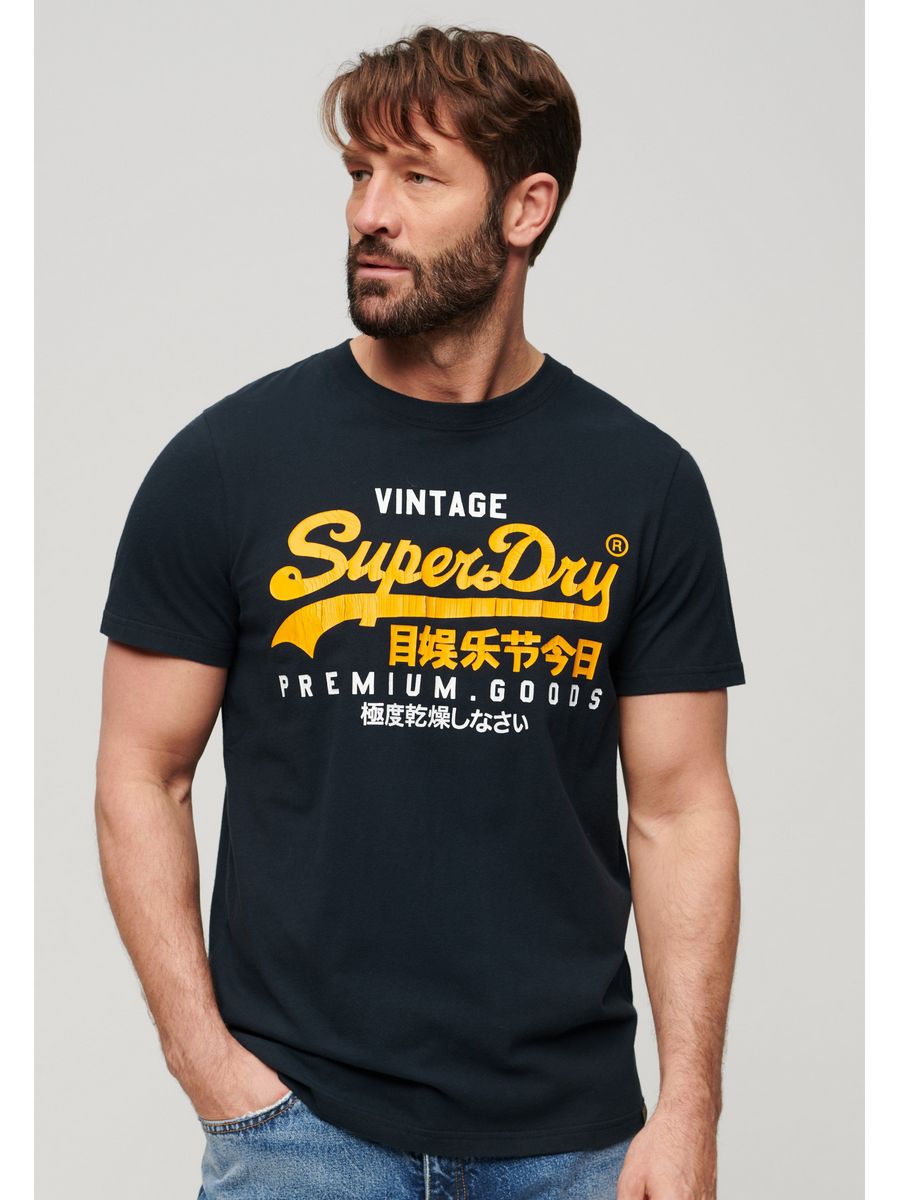 Футболка мужская Superdry SU222O2V0 синяя S