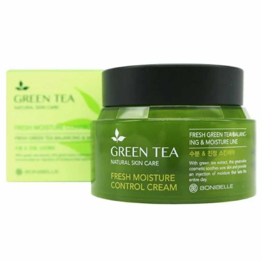 Крем BONIBELLE для лица с экстрактом зеленого чая Green Tea Cream 80 мл