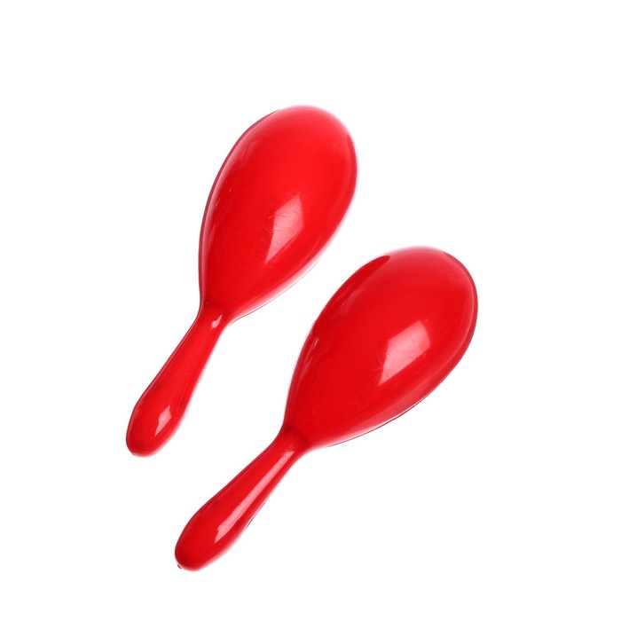 

Маракас однотонный, набор 2 шт., цвет алый, Разноцветный