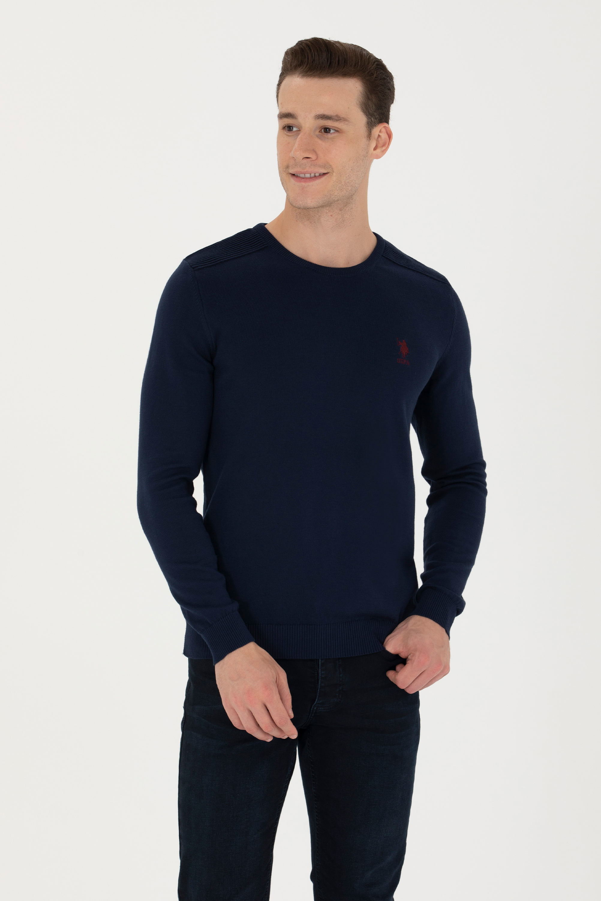 

Джемпер мужской US Polo G081SZ0TK0TD01-BSK23 синий S, G081SZ0TK0TD01-BSK23