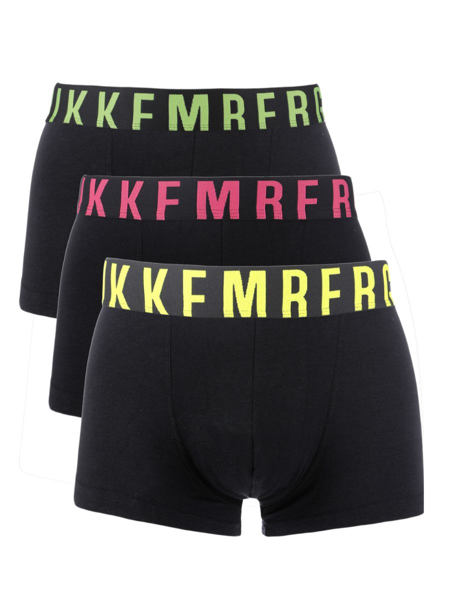 

Комплект трусов мужских Bikkembergs BKK1UTR16TR черных L, 3 шт., Черный, BKK1UTR16TR