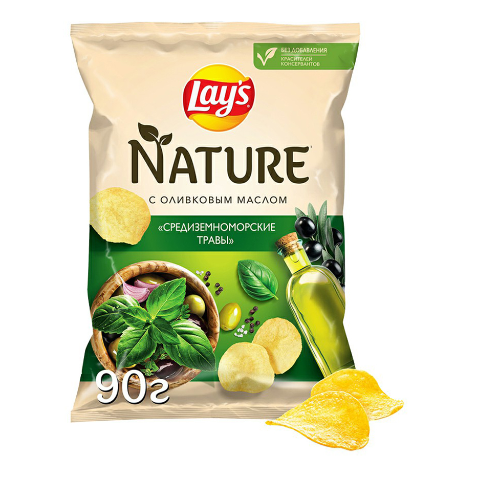 

Чипсы картофельные Lay's Nature 90 г в ассортименте