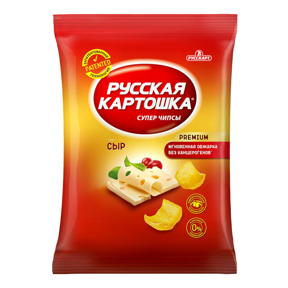 Чипсы картофельные Русская Картошка 120 г в ассортименте