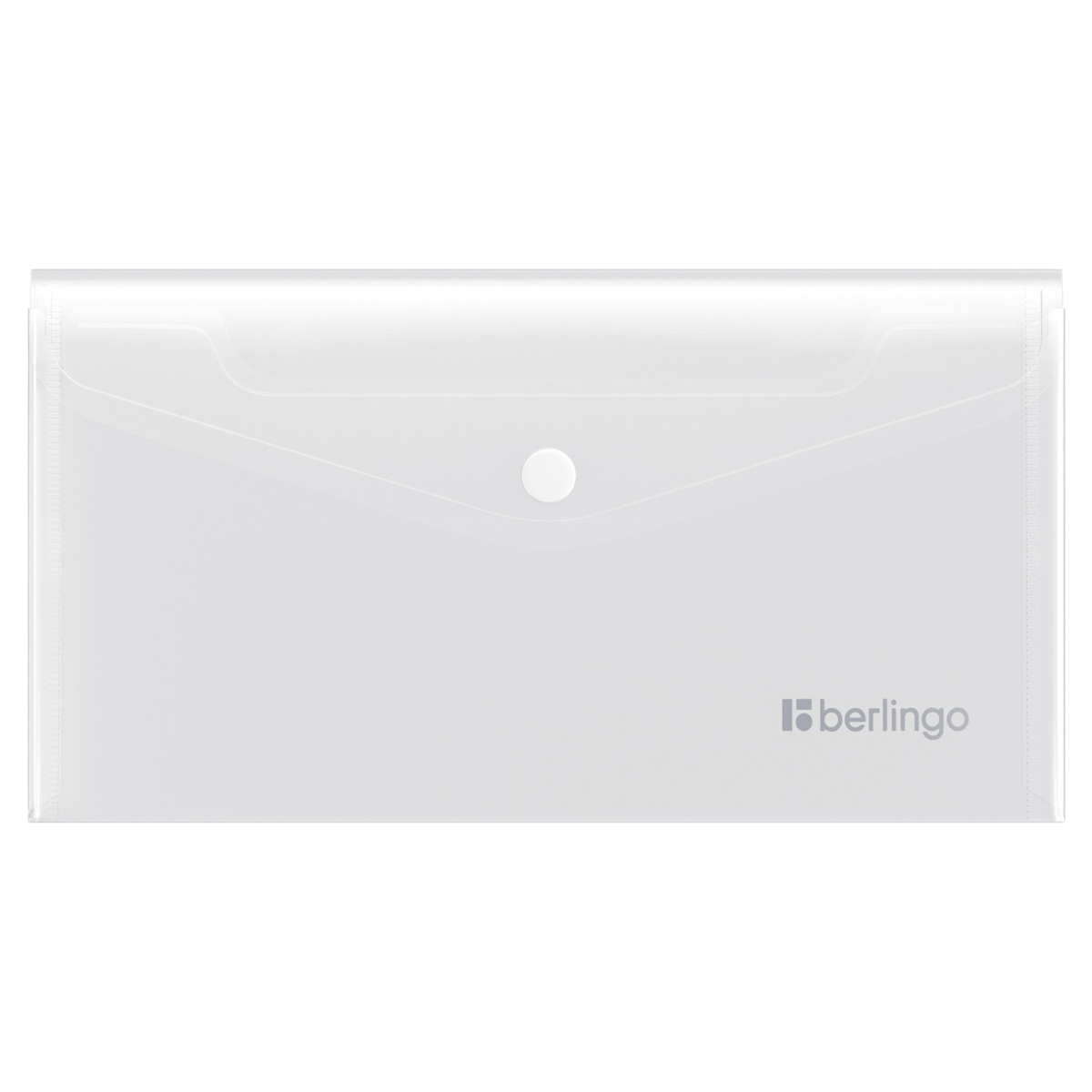 

Папка-конверт на кнопке Berlingo No Secret С6 200мкм матовая 12шт, Прозрачный
