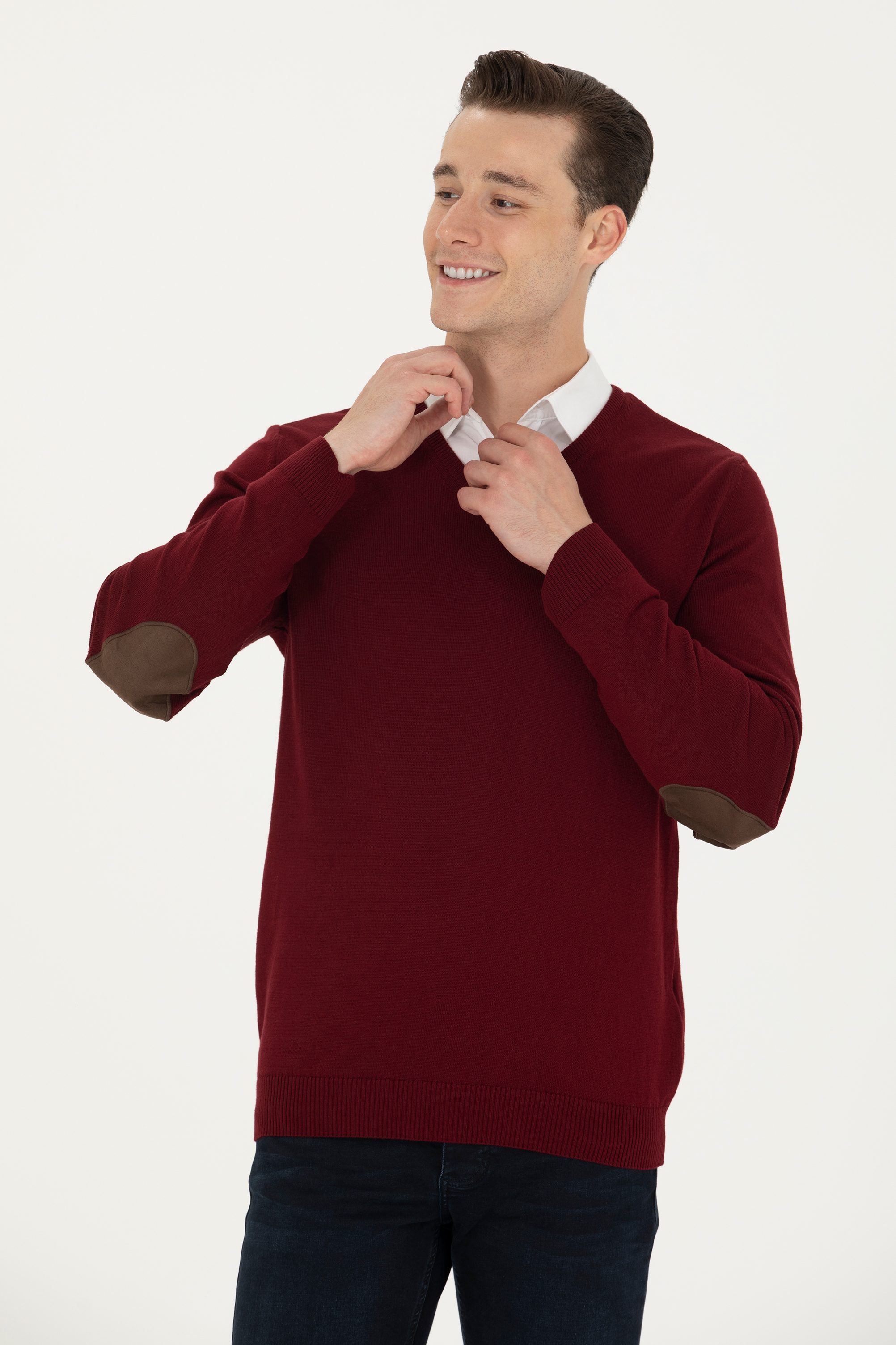 

Пуловер мужской US Polo G081SZ0TK0TD03-BSK23 бордовый 2XL, G081SZ0TK0TD03-BSK23