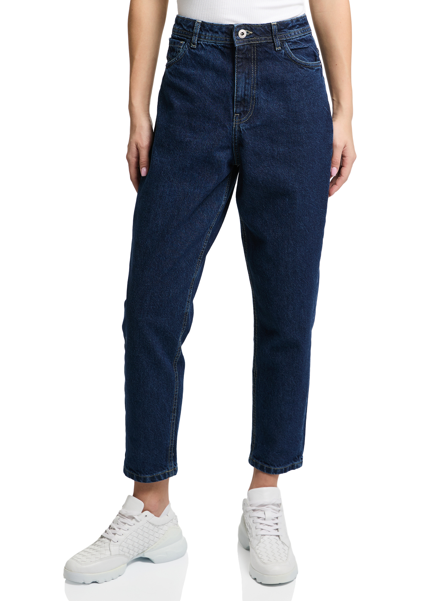 

Джинсы женские oodji 12105110-10 синие 28, Синий, 12105110-10