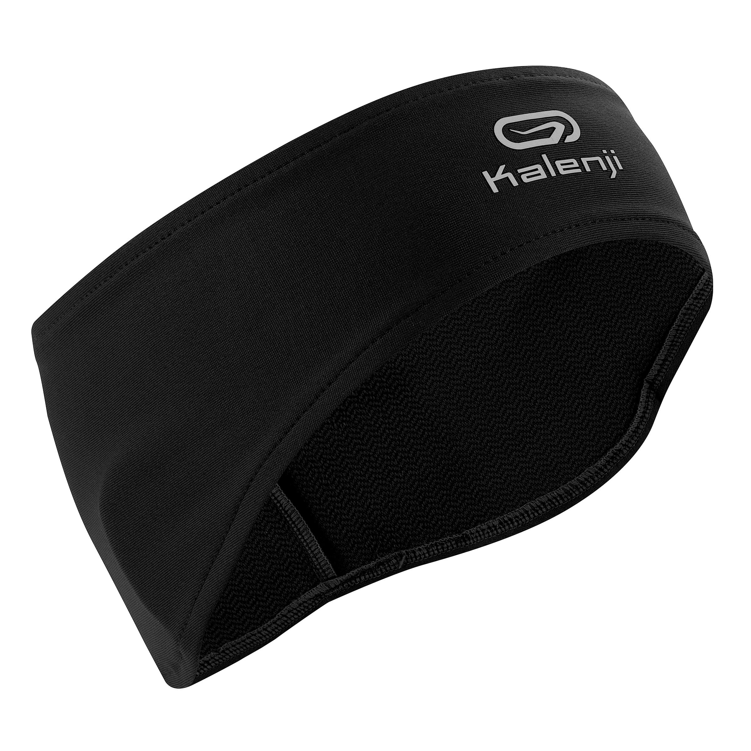 фото Повязка унисекс kalenji running headband black, one size