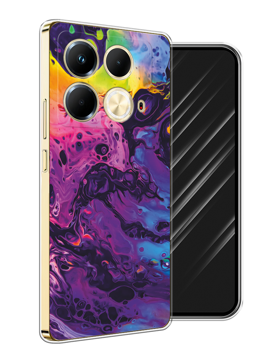 

Чехол Awog на Infinix Note 40 "ACID fluid", Бордовый, 3105850-1