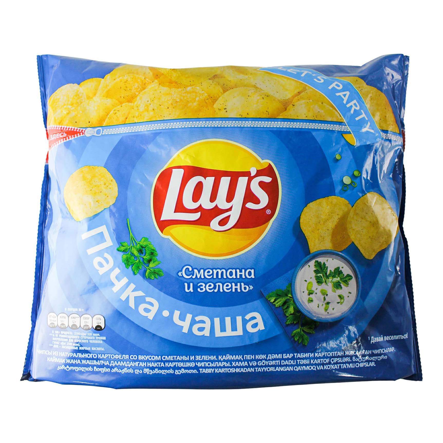 

Чипсы картофельные Lay's Сметана и зелень 240 г