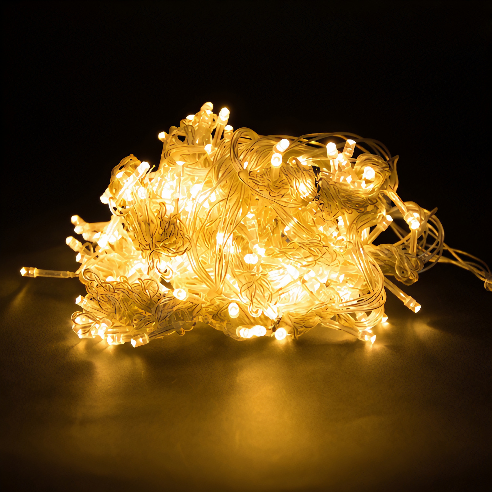 

Новогодняя гирлянда Merry Christmas штора 640LED тёплый белый прозрачный провод 3мх3м