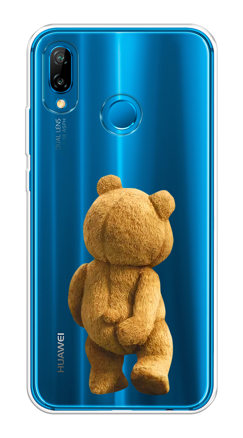 

Чехол на Huawei P20 Lite/Nova 3E "Медвежья спина", Коричневый;прозрачный, 65650-1