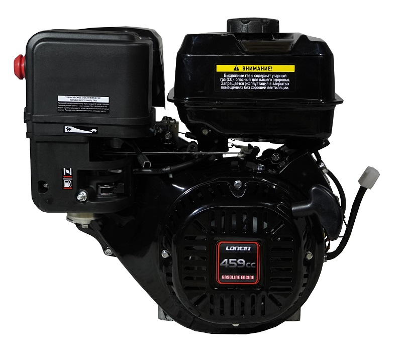 

Двигатель бензиновый Loncin LC192FD (A type) D25, 18А (20л.с., 459куб.см, вал 25мм), LC192FD