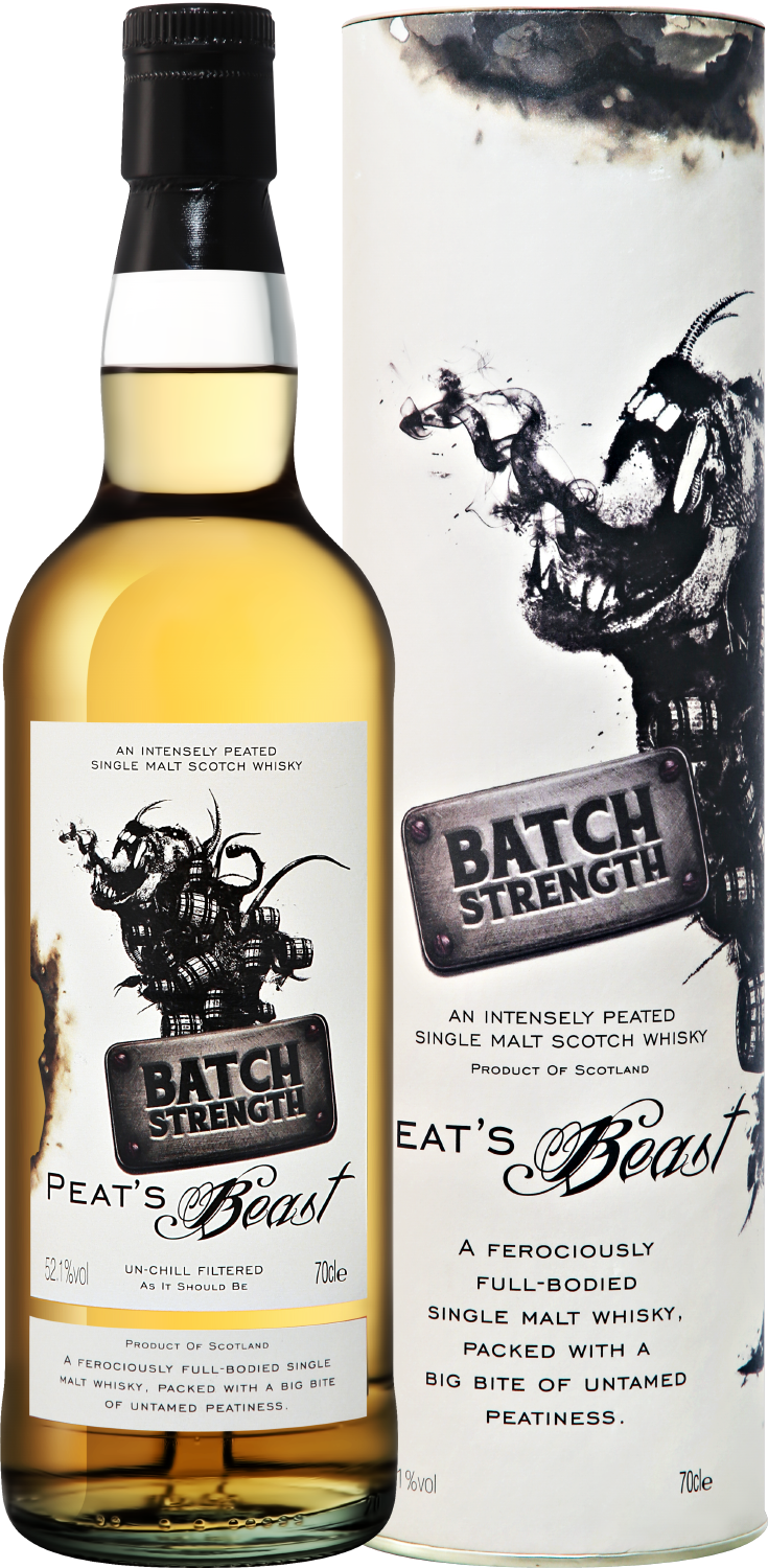 

Peat’s Beast Batch Strenght Single Malt Scotch Whisky (gift box)