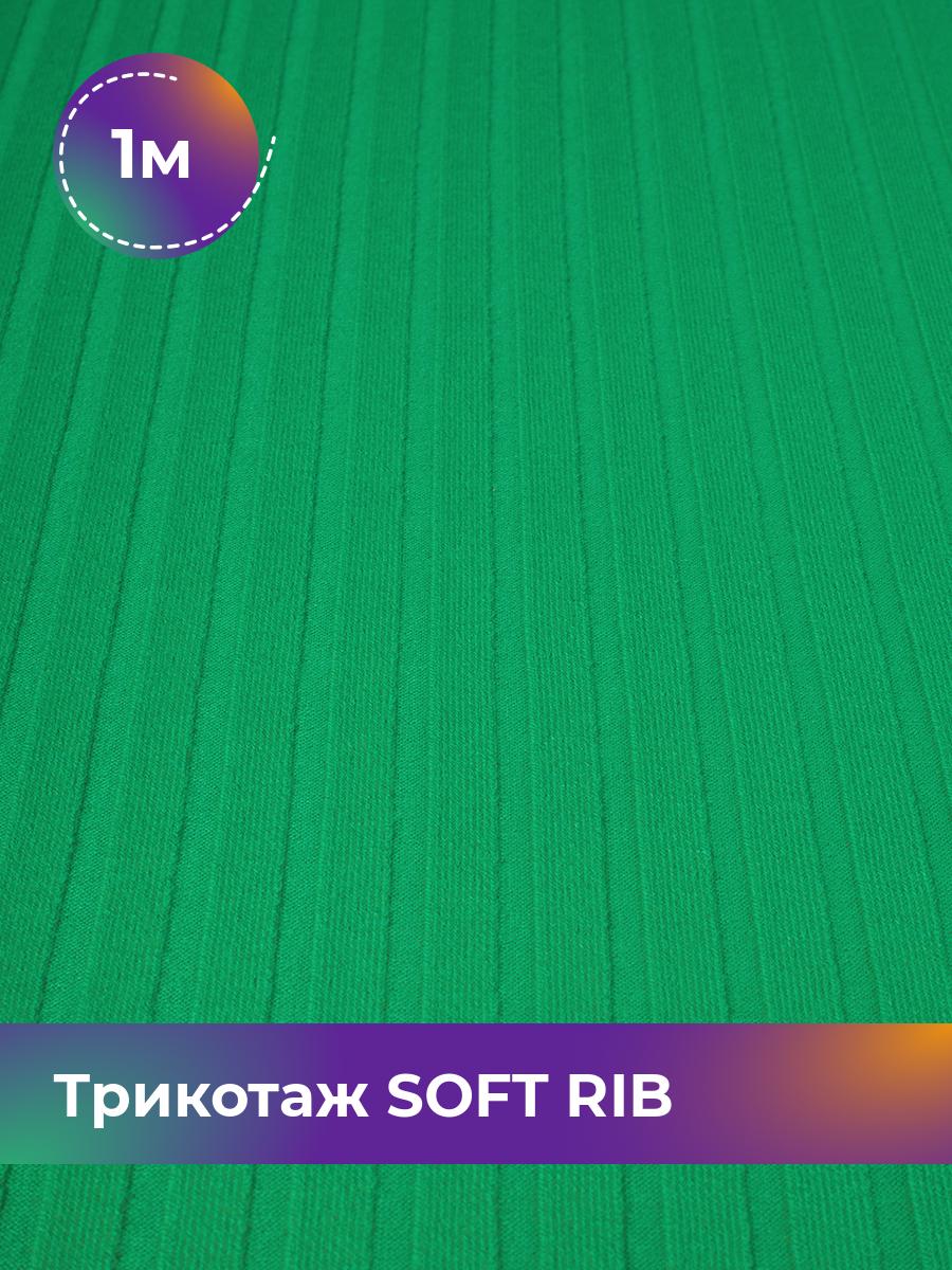 

Ткань Трикотаж SOFT RIB Shilla, отрез 1 м * 140 см зеленый 1_20092.047, 17443835