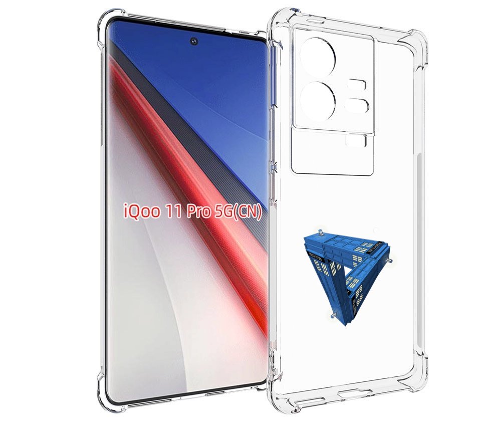 

Чехол бампер MyPads головолока абстракция для Vivo iQOO 11 Pro п..., Прозрачный, Tocco