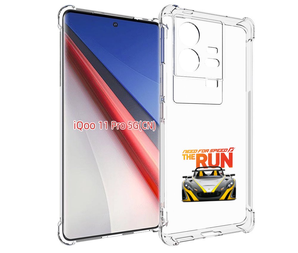 Чехол бампер MyPads гонка для Vivo iQOO 11 Pro противоударный
