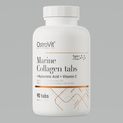 Морской Kоллаген Ostrovit Marine Collagen + Hyaluronic Acid +Vitamin C 90 таблеток