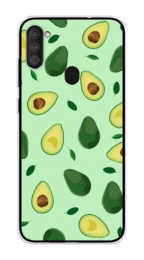 

Чехол на Samsung Galaxy A11/M11 "Blue avocado", Коричневый;зеленый, 2100650-1