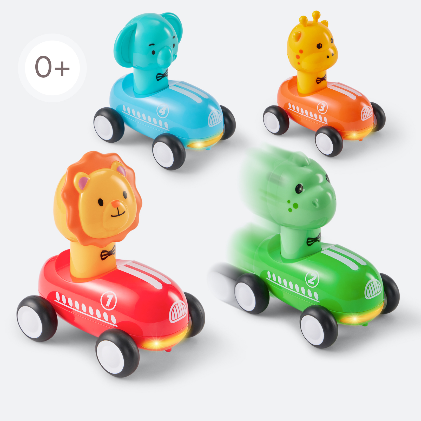 Игрушки машинки инерционные Happy Baby HAPPY RIDERS машинки для детей разноцветные 3499₽