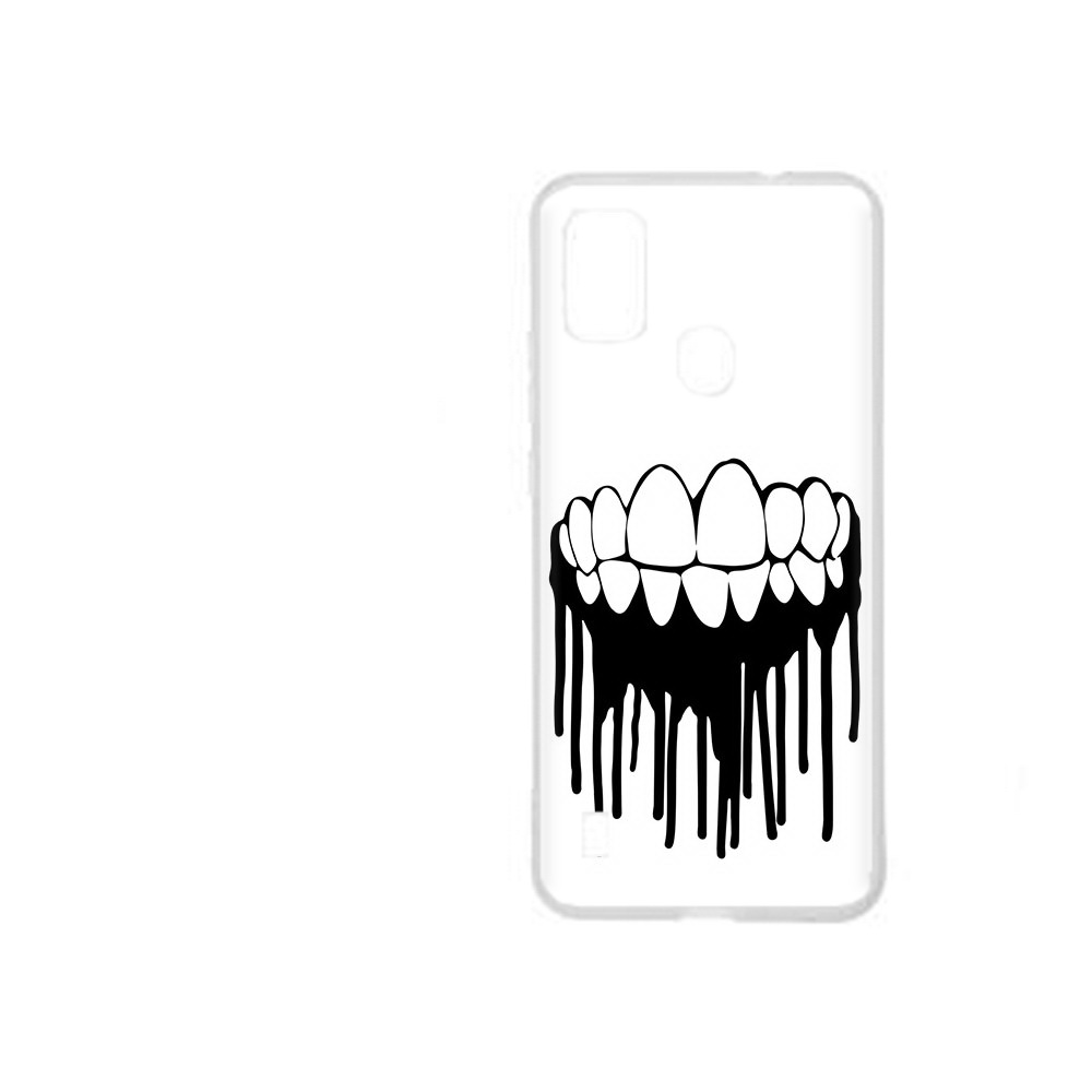 

Чехол MyPads Tocco для ZTE Blade A51 зубы (PT160198.458.372), Прозрачный, Tocco