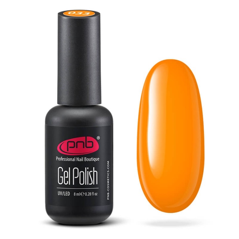 

Гель-лак PNB №033 Hot orange, 43