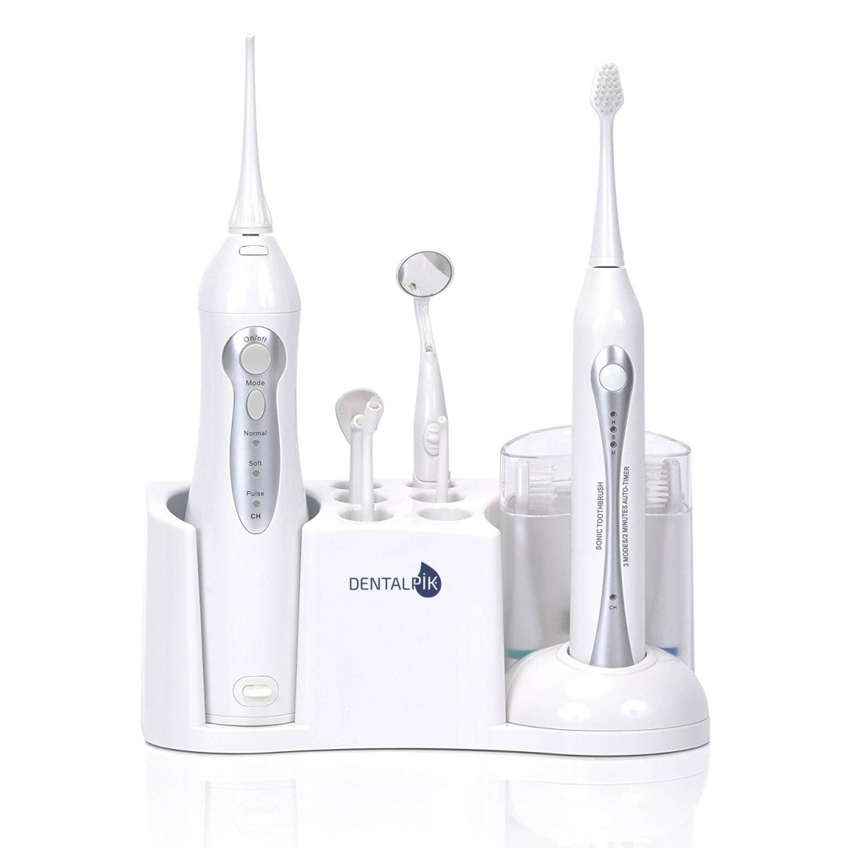 фото Ирригатор+электрическая зубная щетка dentalpik pro 50