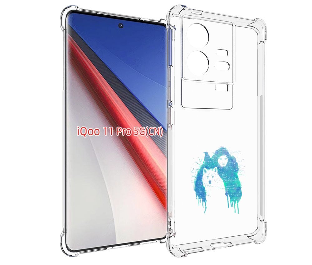 

Чехол бампер MyPads джон сноу для Vivo iQOO 11 Pro противоударный, Прозрачный, Tocco